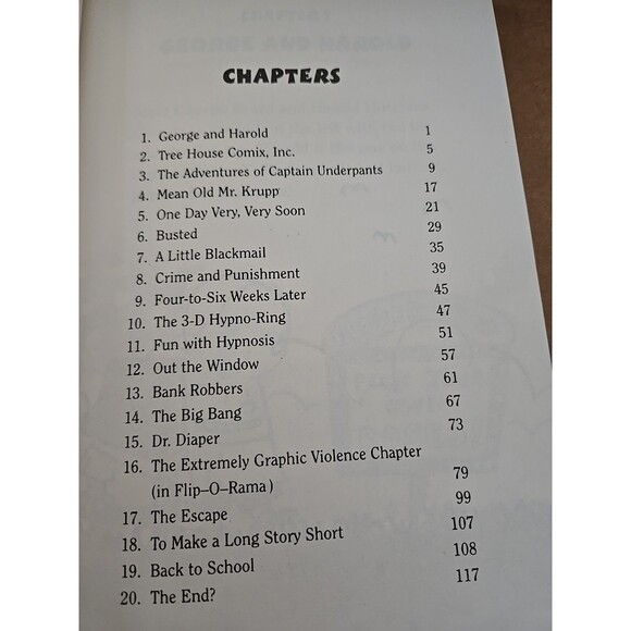 The Adventures of Captain Underpants - Paperback By Pilkey, Dav -VERY GOOD 21pgs - Picture 5 of 5